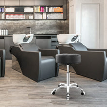 Load image into Gallery viewer, Rolling Adjustable Stool for Work Medical Tattoo Salon Office,Heavy Duty Esthetician Hydraulic Chair Stool with Wheels (Black)
