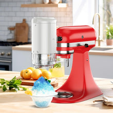 Load image into Gallery viewer, Shaved Ice Attachment for KitchenAid Stand Mixers with 8 Ice Molds, Ice Shaver Attachment, Snow Cone Attachment/Maker with Coarse and Fine Blades
