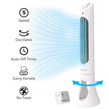 Load image into Gallery viewer, Honeywell HYF260 Quiet Set Whole Room Tower Fan, White
