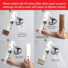 Load image into Gallery viewer, miniwell Shower Filter 720-Plus with replaceable cartridges, shower head filter with Double Filters, remove 99% chlorine (Shower Filter w/Head)
