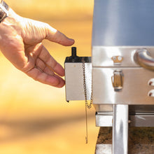 Load image into Gallery viewer, Masterbuilt Portable Propane Gas Grill with Folding Legs, Chrome-Coated Warming Rack and 288 Cooking Square Inches in Stainless Steel, Model MB20030819
