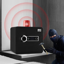 Load image into Gallery viewer, Tenamic Biometric Fingerprint Safe Box 1.41 Cuft Security Box with Induction Light and Leather, Solid Alloy Steel Home Cabinet Safe, Black
