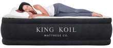 Load image into Gallery viewer, King Koil Pillow Top Plush Full Size Air Mattress with Built-in Pump for Home, Camping &amp; Guests, Inflatable Airbed Luxury Double High Adjustable Blow Up Bed, Waterproof, 1-Year Warranty
