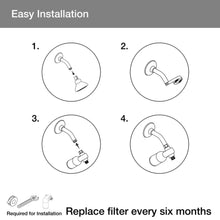 Load image into Gallery viewer, KOHLER Aquifer Filtered Shower Head Attachment, Filtration System Attaches to Most Existing Shower Heads and Shower Arms, Reduces Chlorine, Odor, and Controls Scale, Polished Chrome, R24612-CP
