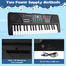 Load image into Gallery viewer, 37 Key Upgrade Piano Keyboard for Kids Musical Toys Ages 3-5 Beginners Keyboard Piano with Microphone for 3 4 5 6 Year Old Boys Girls Gifts
