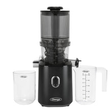 Load image into Gallery viewer, Omega Cold Press Juicer Slow Masticating for Vegetable and Fruit Juice Time Saving Series for Batch Juicing with Extra Large Hopper for Less Prep, 150-Watts, Black
