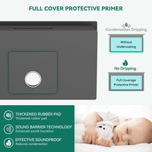 Load image into Gallery viewer, YITAHOME Black Kitchen Sink 30in Undermount Sink Single Bowl 16 Gauge Stainless Steel Nano Gunmetal Black Sink with Accessories for Workstation, Prep Kitchen, Bar Sink 30 x 18 x 10in
