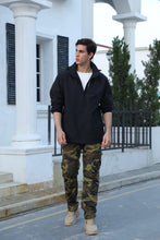 Load image into Gallery viewer, Hikevitang Men&#39;s Lightweight Waterproof Rain Jacket,Shell Hooded Outdoor Raincoat Hiking Windbreake jacket
