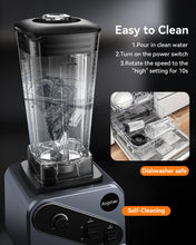 Load image into Gallery viewer, Blenders for Kitchen, 2000W Professional Blender, 68oz Large Capacity with 27oz To-Go cup, Smoothies Blender with 35000RPM to Make Soups, Jams, Fruit, Dishwasher Safe, BPA-Free, Valentine's Day Gift
