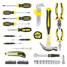 Load image into Gallery viewer, DOWELL 61-Piece Tool Set Kit Mechanic Tool Set Socket Wrench Set Auto Repair Household Repair Hand Tool Kit with Plastic Tool Box Storage Case
