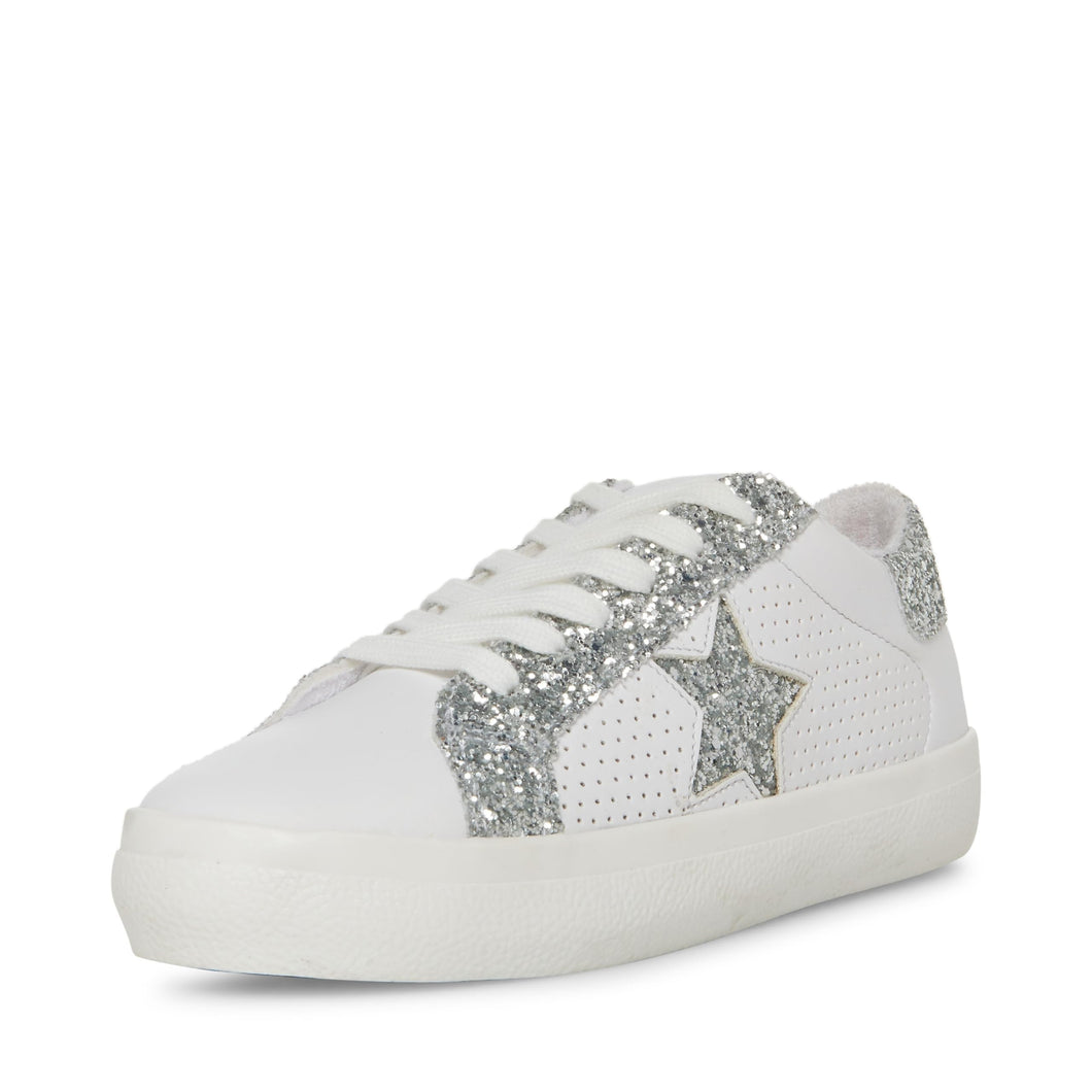 Steve Madden Women's Starling Sneaker, Glitter, 7.5