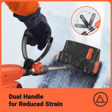 Load image into Gallery viewer, VOLTASK Cordless Snow Shovel, 24V | 13-Inch | 4-Ah Cordless Snow Blower, Battery Snow Blower with Directional Plate &amp; Adjustable Front Handle (4-Ah Battery &amp; Quick Charger Included)
