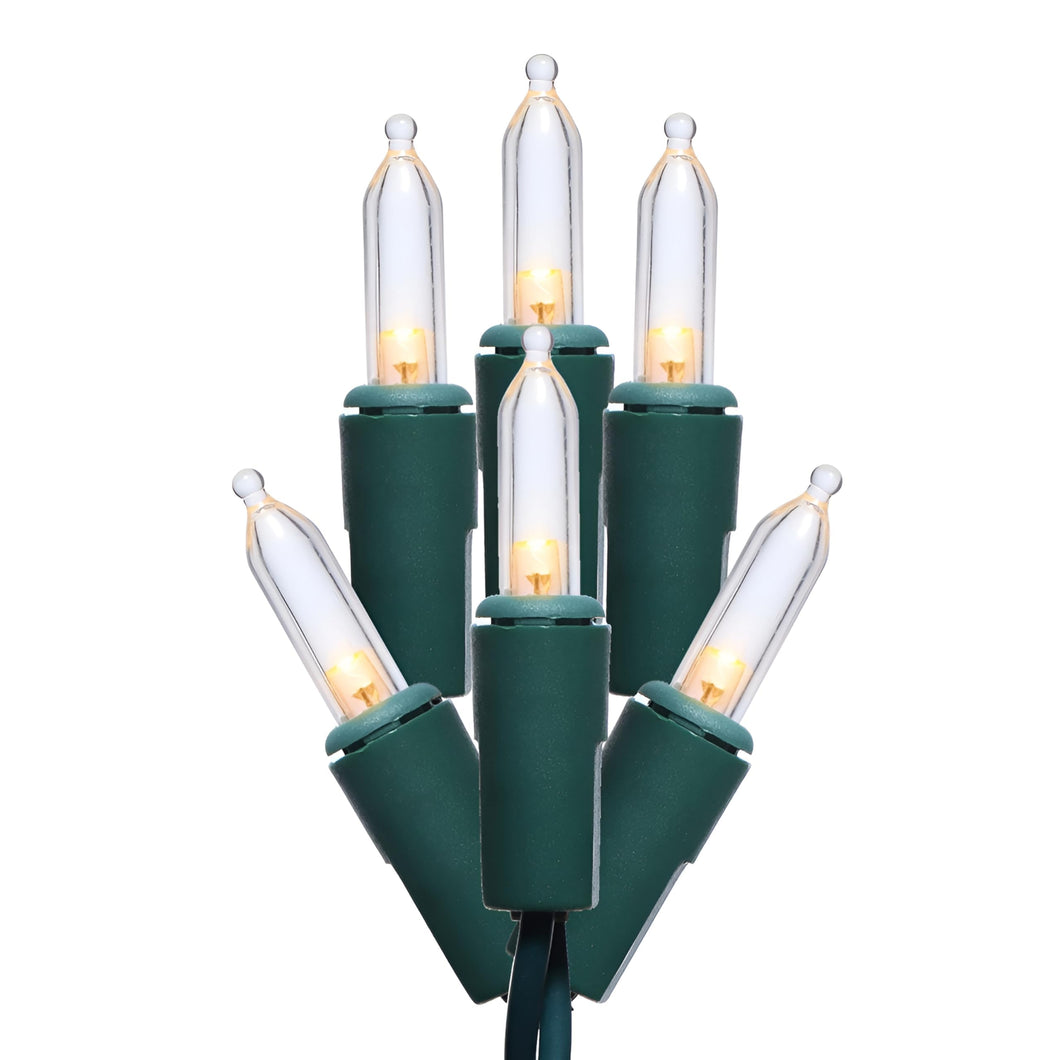 LUCKY SHINE 150 LED Warm White String Lights, UL Certified 50 FT Green Wire Christmas Lights, for Indoor and Outdoor Party, Garden, Patio, Wall, Trees