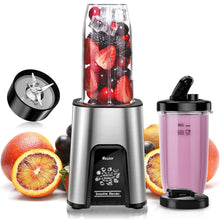 Load image into Gallery viewer, VEWIOR Smoothie Blender, 900W Personal Blender for Shakes and Smoothies, Blenders for Kitchen, Smoothie Juice Mixer with 2 * 22Oz BPA-Free To-Go Cups
