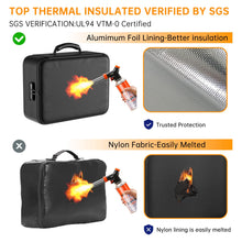 Load image into Gallery viewer, DocSafe 5200°F Document Organizer with Lock,Upgraded Heat Insulated Fireproof＆Waterproof Box 8 Layers File Organizer,Portable Home Travel Safe Storage for Important Documents, Files and More
