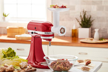 Load image into Gallery viewer, KitchenAid® Food Grinder + Fresh Prep Slicer/Shredder Attachment Bundle, White
