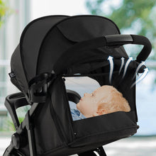 Load image into Gallery viewer, BABY JOY Jogging Stroller, Jogger Travel System with 5-Point Safety Harness, Adjustable Canopy/Backrest/Footrest, Storage Basket &amp; Pocket, Lightweight Baby Stroller for Newborn Toddlers (Black)
