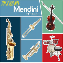 Load image into Gallery viewer, Mendini By Cecilio Bb Trumpet - Trumpets for Beginner or Advanced Student w/Case, Cloth, Oil, Gloves - Brass Musical Instruments For Kids &amp; Adults
