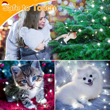 Load image into Gallery viewer, Ollny Christmas Lights 1000 LED 330 FT, IP67 Waterproof Plug in Christmas Tree Lights with Remote, 8 Modes, 3 Timers, Dimmable, House Xmas Indoor Decorations Outdoor Christmas Lights (Cool White)
