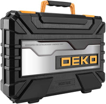 Load image into Gallery viewer, DEKOPRO 158 Piece Tool Set-General Household Hand Tool Kit,Auto Repair Tool Set, with Plastic Toolbox Storage Case

