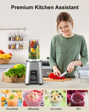 Load image into Gallery viewer, VEWIOR Smoothie Blender, 900W Personal Blender for Shakes and Smoothies, Blenders for Kitchen, Smoothie Juice Mixer with 2 * 22Oz BPA-Free To-Go Cups
