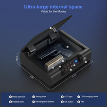 Load image into Gallery viewer, Gun Safe,Biometric Gun Safe for Pistols 3-Ways unlock Safe Fingerprint Digital PIN Key Unlock with Voice, Gun lock box for Cloakroom living room Bedroom Nightstand and Car BILLCONCH
