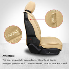 Load image into Gallery viewer, MIROZO Leather Car Seat Covers Full Set,Waterproof Automotive Seat Covers Universal Vehicle Seat Covers for Most Sedan SUV Pick-up Truck, Beige
