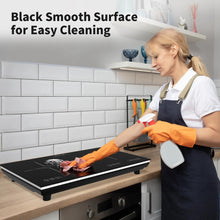 Load image into Gallery viewer, VBGK Double Induction Cooktop,110V 4000W Electric burner,2 burner Hot Plate LED Sensor Touch Energy-Saving induction stove top with Child Safety Lock &amp; Timer 2 burner induction cooktop
