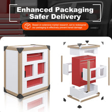 Load image into Gallery viewer, AirWire 5-Drawer Tool Chest, Rolling Tool Storage Cabinet with Detachable Top Tool Box, Enhanced Packaging, Metal Tool Cart for Garage Workshop, Red
