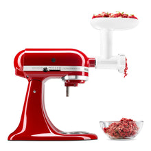 Load image into Gallery viewer, KitchenAid® Food Grinder + Fresh Prep Slicer/Shredder Attachment Bundle, White
