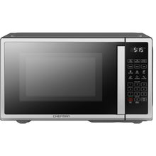 Load image into Gallery viewer, Chefman Countertop Microwave Oven 1.1 Cu. Ft. Digital Stainless Steel Microwave 1000 Watts with 6 Auto Menus, 10 Power Levels, Eco Mode, Memory, Mute Function, Child Safety Lock, Easy Clean
