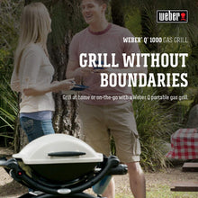 Load image into Gallery viewer, Weber Q1000 Liquid Propane Grill, Titanium
