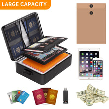 Load image into Gallery viewer, DocSafe 5200°F Document Organizer with Lock,Upgraded Heat Insulated Fireproof＆Waterproof Box 8 Layers File Organizer,Portable Home Travel Safe Storage for Important Documents, Files and More
