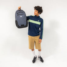 Load image into Gallery viewer, adidas Foundation Backpack (38L) Durable Large Athletic Student Laptop Book Bag for Boys/Girls, Black/White, One Size
