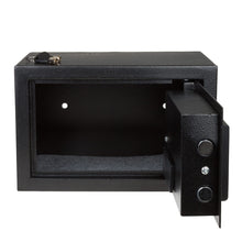 Load image into Gallery viewer, Digital Safe - Electronic Steel Safe with Keypad and Manual Override Keys - Protect Money, Jewelry, Passports - For Home, Business by Stalwart (Black), 12.2&quot; (L) x 7.9&quot; (W) x 7.9&quot; (H)
