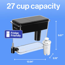 Load image into Gallery viewer, Brita UltraMax Large Water Dispenser With Standard Filter, BPA-Free, Replaces 1,800 Plastic Water Bottles a Year, Lasts Two Months or 40 Gallons, Includes 1 Filter, Kitchen Accessories, Large - 27-Cup
