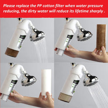Load image into Gallery viewer, Miniwell Shower Filter 720-Plus with replaceable cartridges, shower head filter with Double Filters, remove 99% chlorine (z-Replacement-4+1 Filters)
