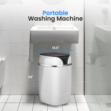 Load image into Gallery viewer, SereneLife PUCWM200 Portable Machine Full-Automatic Compact Washer with Washing Programs Ideal for RV, Dorm, Apartment (White)
