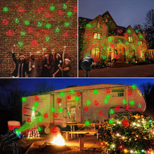 Load image into Gallery viewer, Christmas Projector Lights Outdoor, Christmas Laser Lights Landscape Spotlight Red and Green Star Show with Rf Wireless Remote Christmas Decoratiions for Outdoor Garden Patio Wall Xmas Holiday Party
