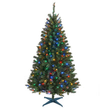 Load image into Gallery viewer, New One 6.5ft Christmas Tree, Xmas Tree, Prelit Artificial Christmas Tree with 250 Color Changing LED Lights, UL Listed Tree, Easy to Assemble
