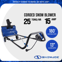 Load image into Gallery viewer, Snow Joe 15A Electric Snow Blower with Dual LED Lights, 22&quot; Walk-Behind Machine

