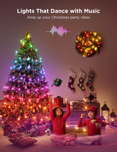 Load image into Gallery viewer, Govee Christmas Lights 66ft, Smart RGBIC Christmas String Lights App-Controlled, 125+ Scene Modes, IP65 Waterproof, Sync with Music, Works with Alexa, Lights for Christmas Decorations Indoor Outdoor
