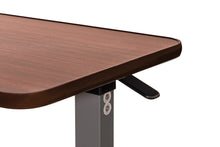 Load image into Gallery viewer, Vaunn Adjustable Overbed Bedside Table With Wheels (Hospital and Home Use), Walnut Brown
