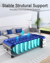 Load image into Gallery viewer, Xsleep Twin Air Mattress with Built in Pump Luxurious Comfort 16&quot; Raised Inflatable Mattress Twin Airbed Blow Up Mattress for Home and Guests 75&quot;*39&quot;*16&quot;Air Bed 2 Mins Fast Inflate/Deflate 330 lbs Max
