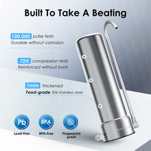 Load image into Gallery viewer, Waterdrop Countertop Water Filter, NSF/ANSI 42&amp;372 Certified,5-Stage Stainless Steel Faucet Water Filter for 8000 Gallons, Reduces Heavy Metals, Bad Odor and 99% Chlorine,WD-CTF-01(1 Filter Included)
