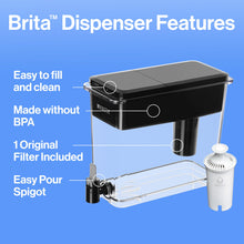 Load image into Gallery viewer, Brita UltraMax Large Water Dispenser With Standard Filter, BPA-Free, Replaces 1,800 Plastic Water Bottles a Year, Lasts Two Months or 40 Gallons, Includes 1 Filter, Kitchen Accessories, Large - 27-Cup
