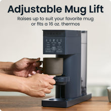 Load image into Gallery viewer, Chefman Caffeinator Single Serve Coffee Maker, Brew Kcups &amp; Grounds, Drip Coffee Machine with Brew Strength Settings, Iced Coffee Function, 48 oz. Removable Water Reservoir

