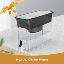 Load image into Gallery viewer, Waterdrop 35-Cup Slim Water Filter Dispenser, Large Capacity, 200-Gallon Long-Life, 5X Lifetime, Reduces Chlorine, PFOA/PFOS and More, BPA Free, Black (with 1 Filter)
