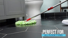 Load image into Gallery viewer, SIMPLI-MAGIC 79349 Spin Mop Cleaning System with 3 Microfiber Mop Heads, Red/GRAY,Red/Black
