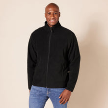 Load image into Gallery viewer, Amazon Essentials Men&#39;s Full-Zip Fleece Jacket (Available in Big &amp; Tall), Black, X-Large
